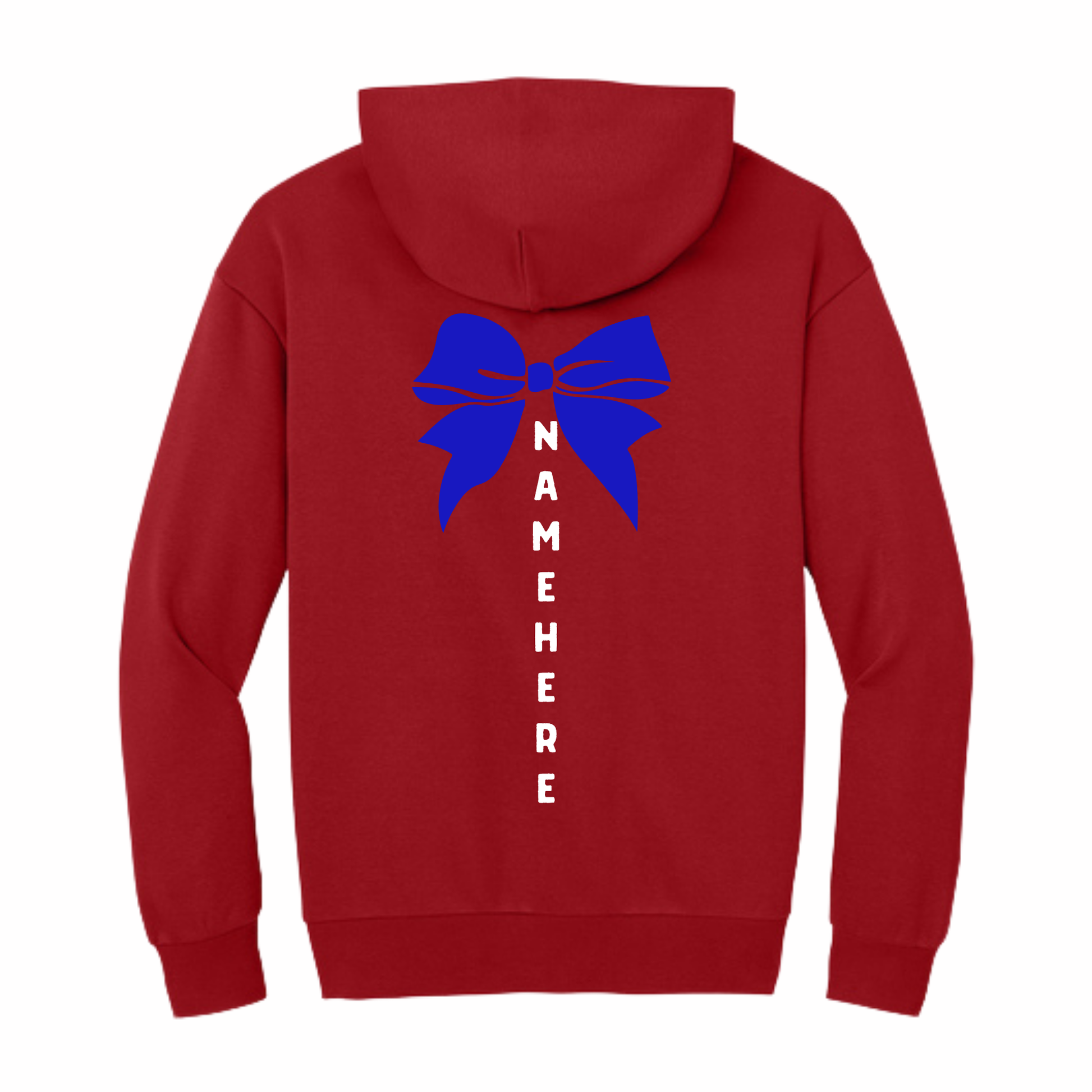 Vikings Cheer Hoodie w/ back option