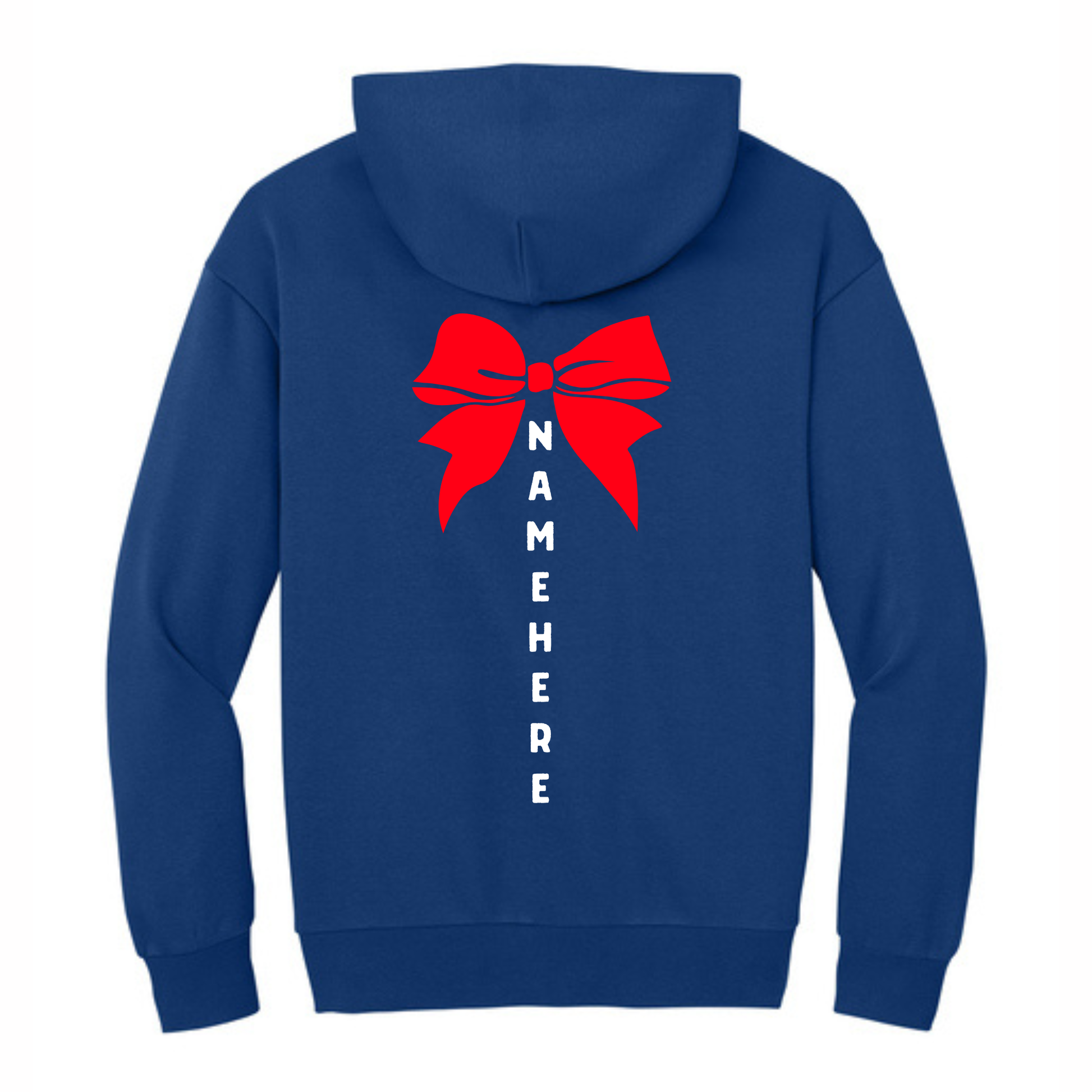 Vikings Cheer Hoodie w/ back option