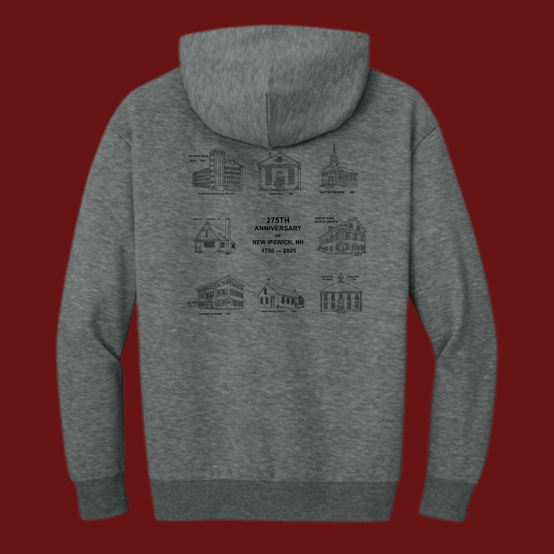 New Ipswich 275th Hoodie