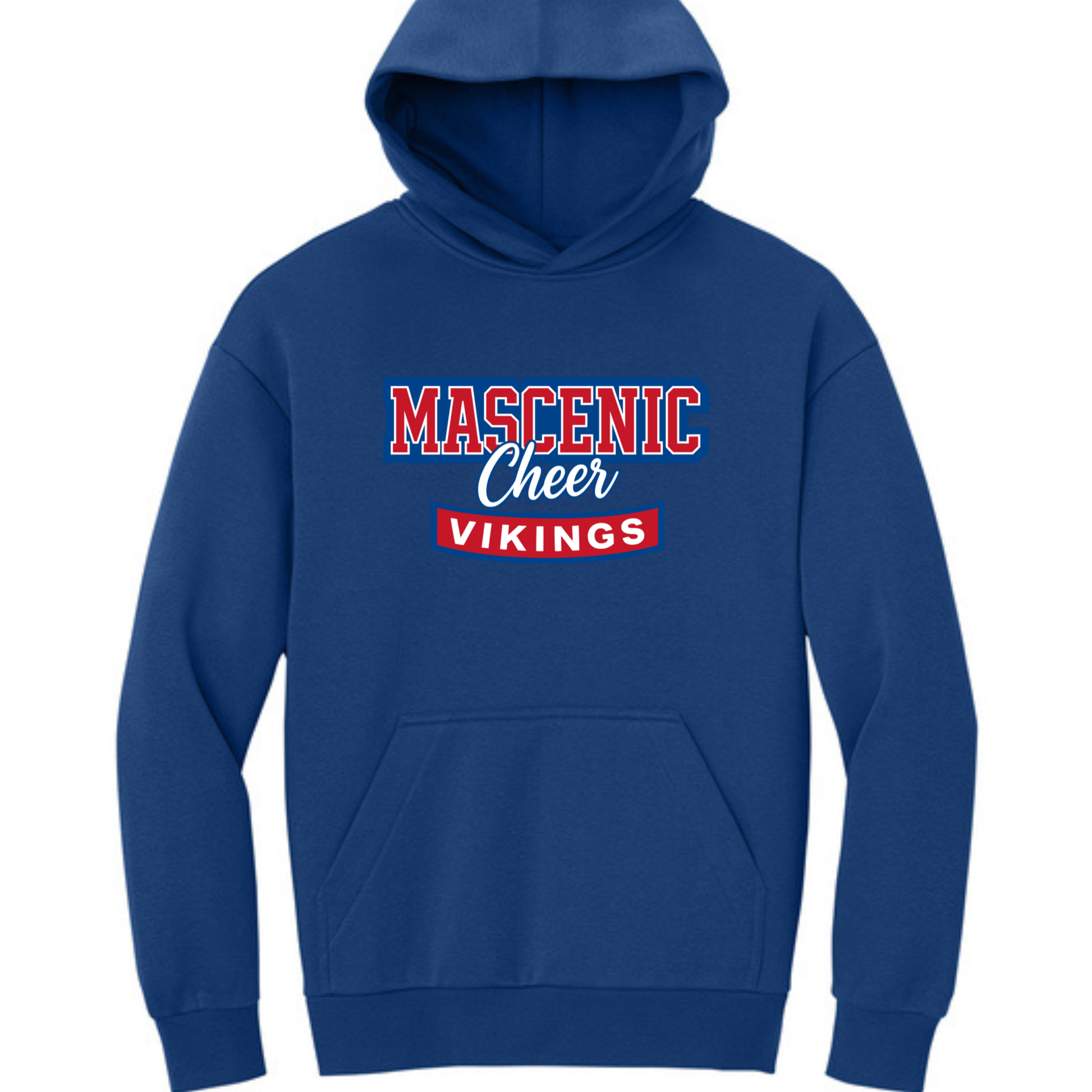Vikings Cheer Hoodie w/ back option