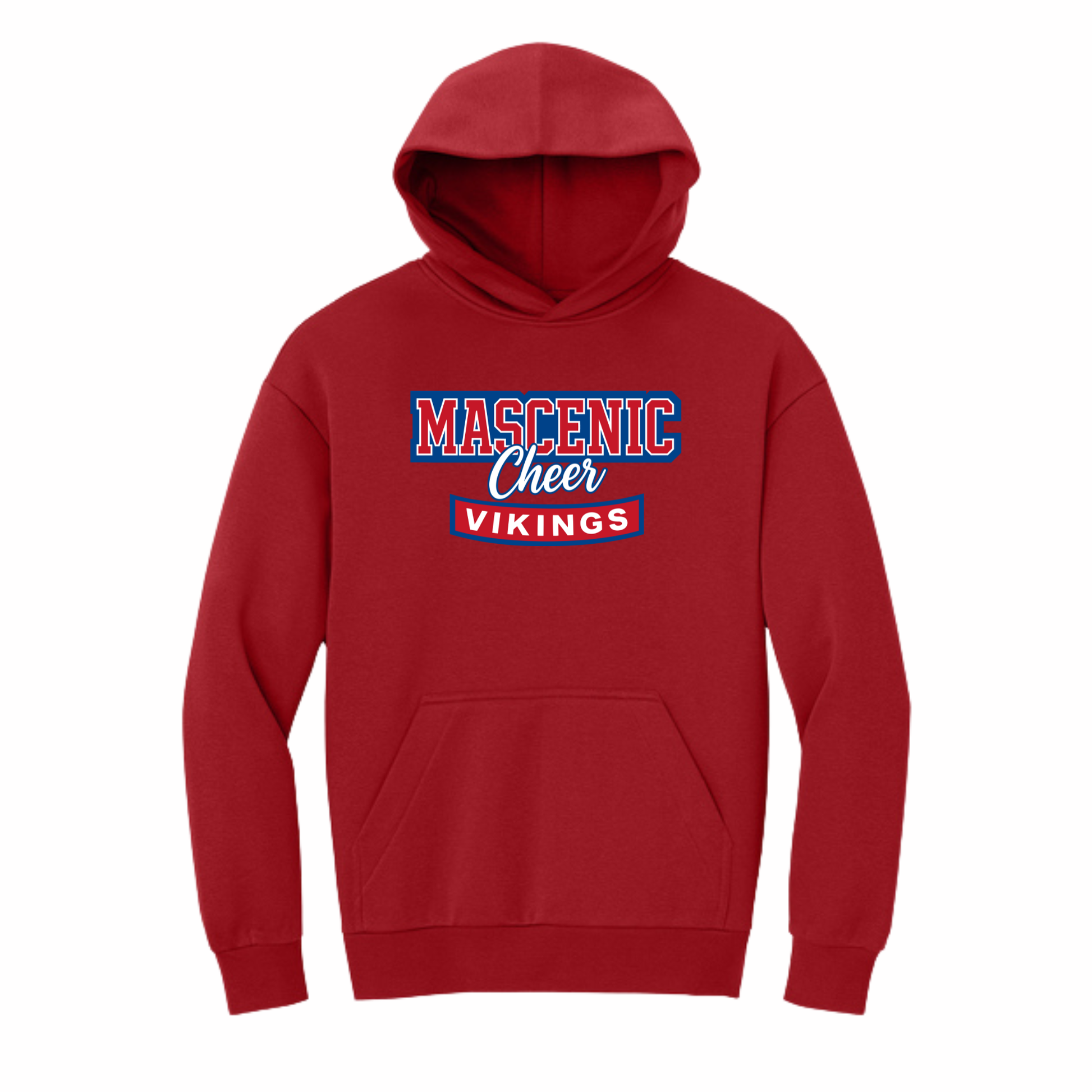 Vikings Cheer Hoodie w/ back option