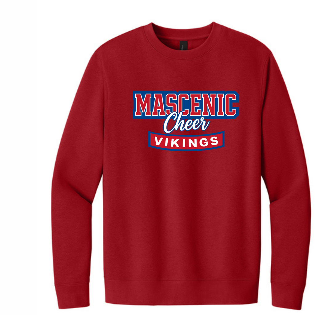 Vikings Cheer Crew NECK w/ back option