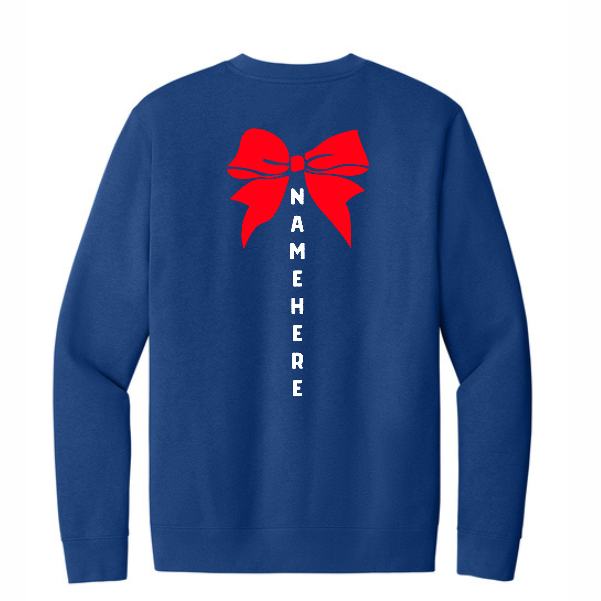 Vikings Cheer Crew NECK w/ back option