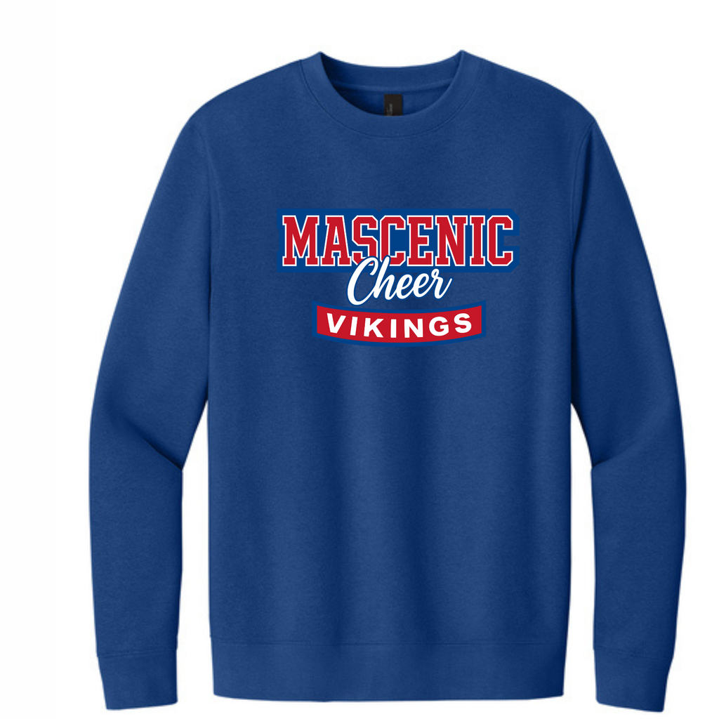 Vikings Cheer Crew NECK w/ back option