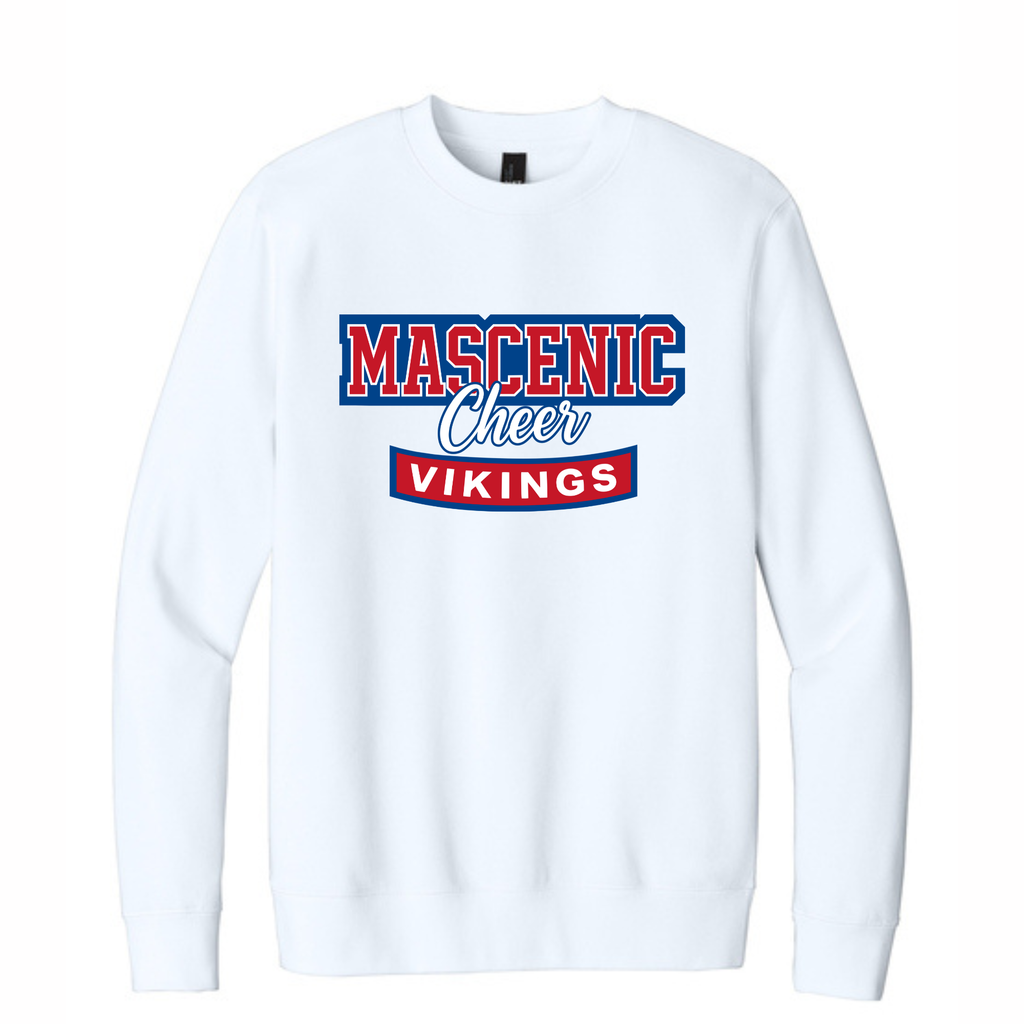 Vikings Cheer Crew NECK w/ back option