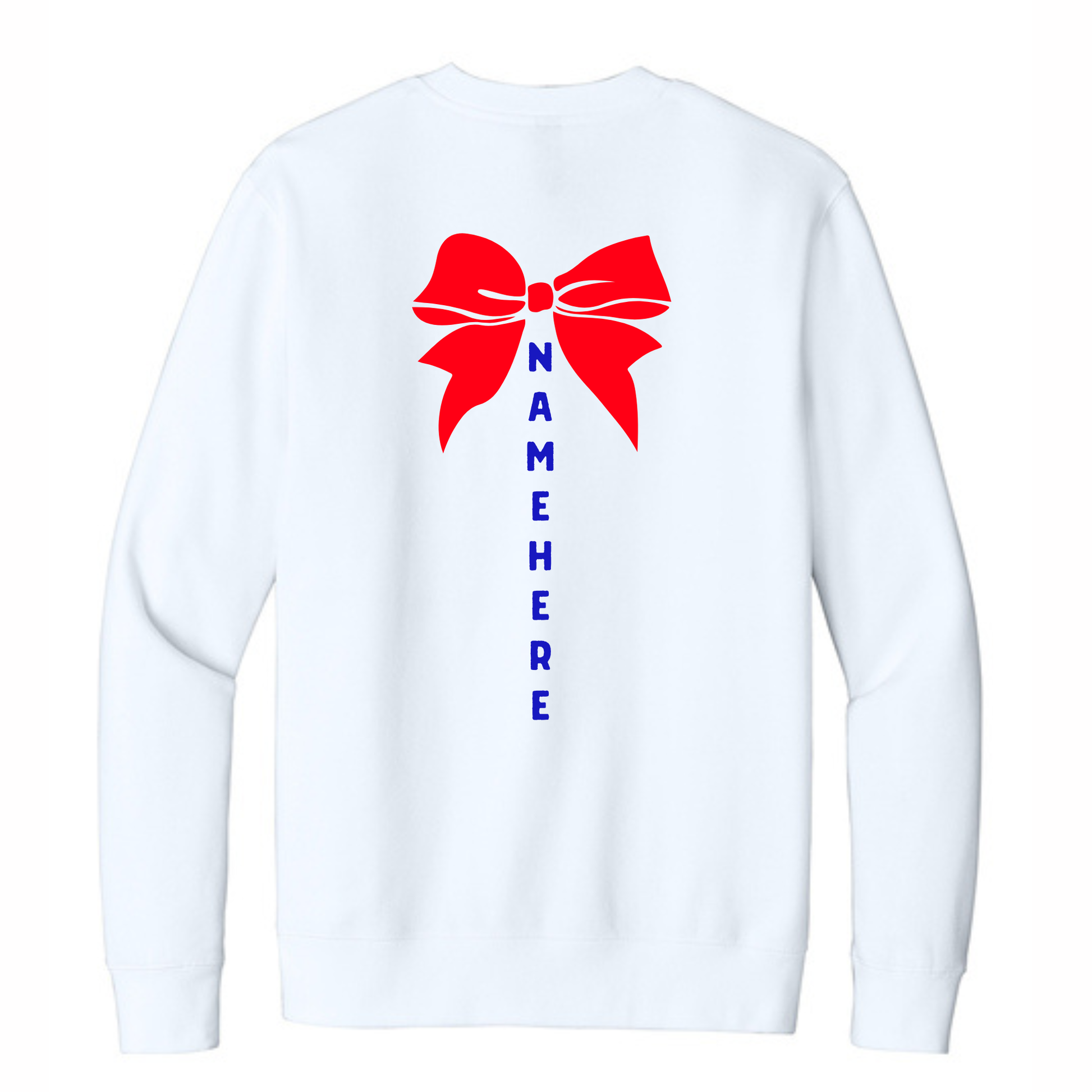 Vikings Cheer Crew NECK w/ back option