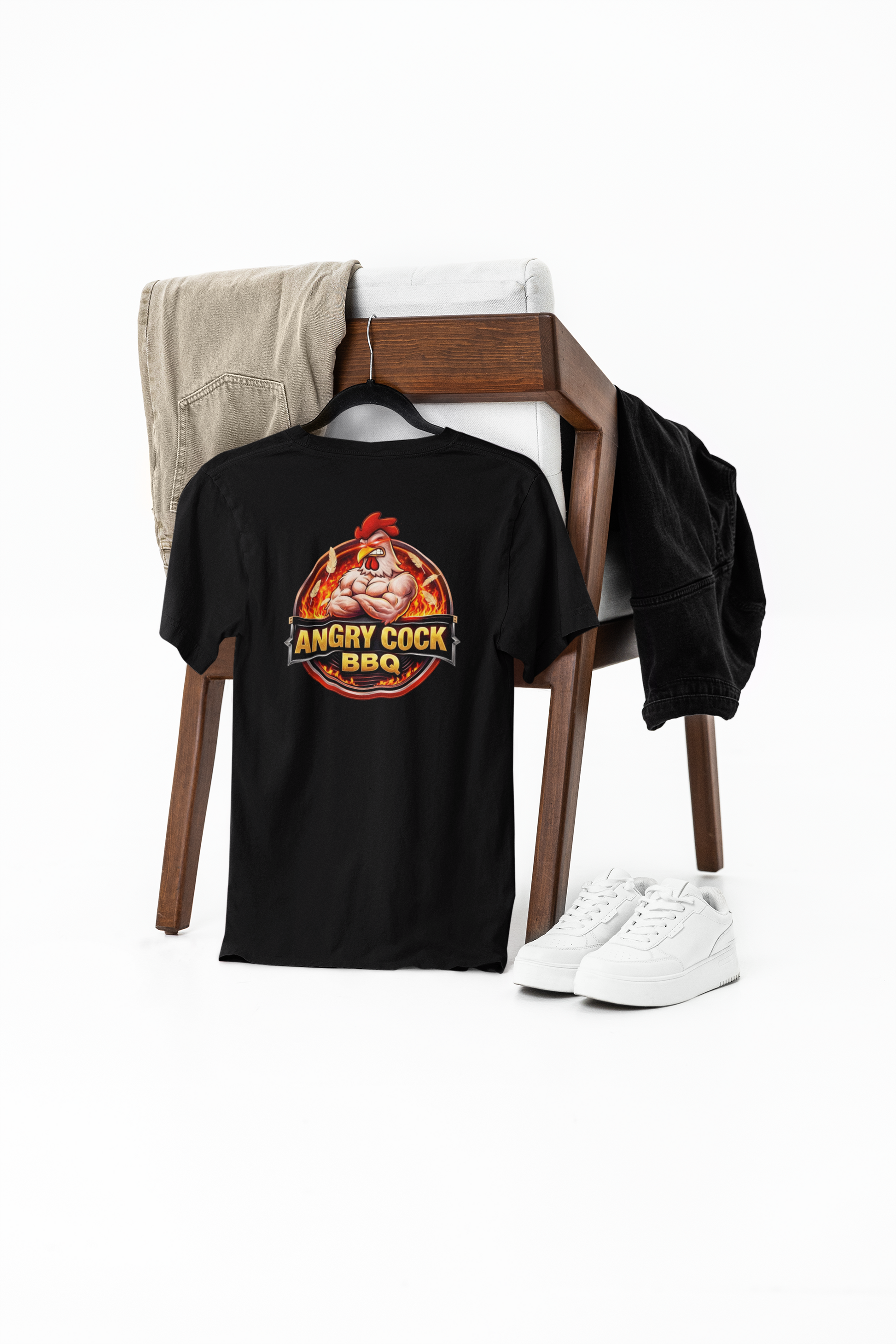 Angry Cock BBQ Definition Tee