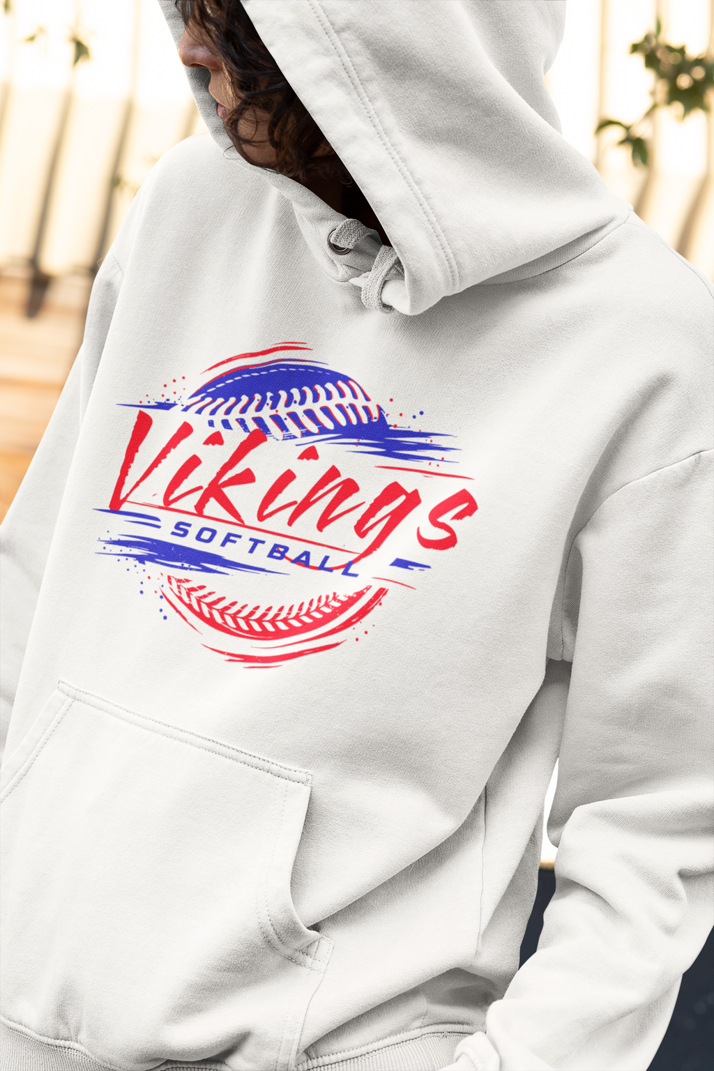 Mascenic Softball Ball Hoodie