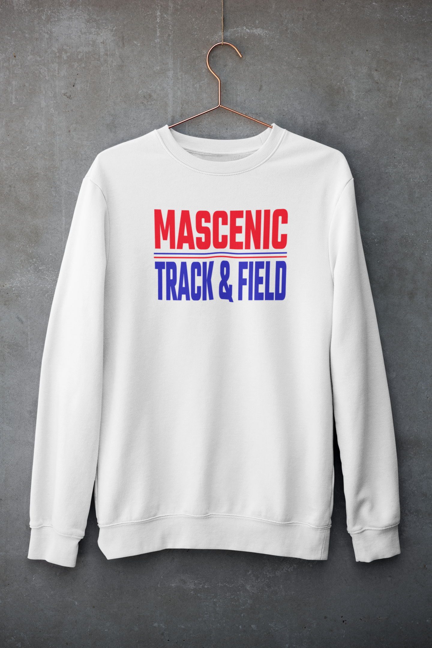 Mascenic Track Bold Crew Neck