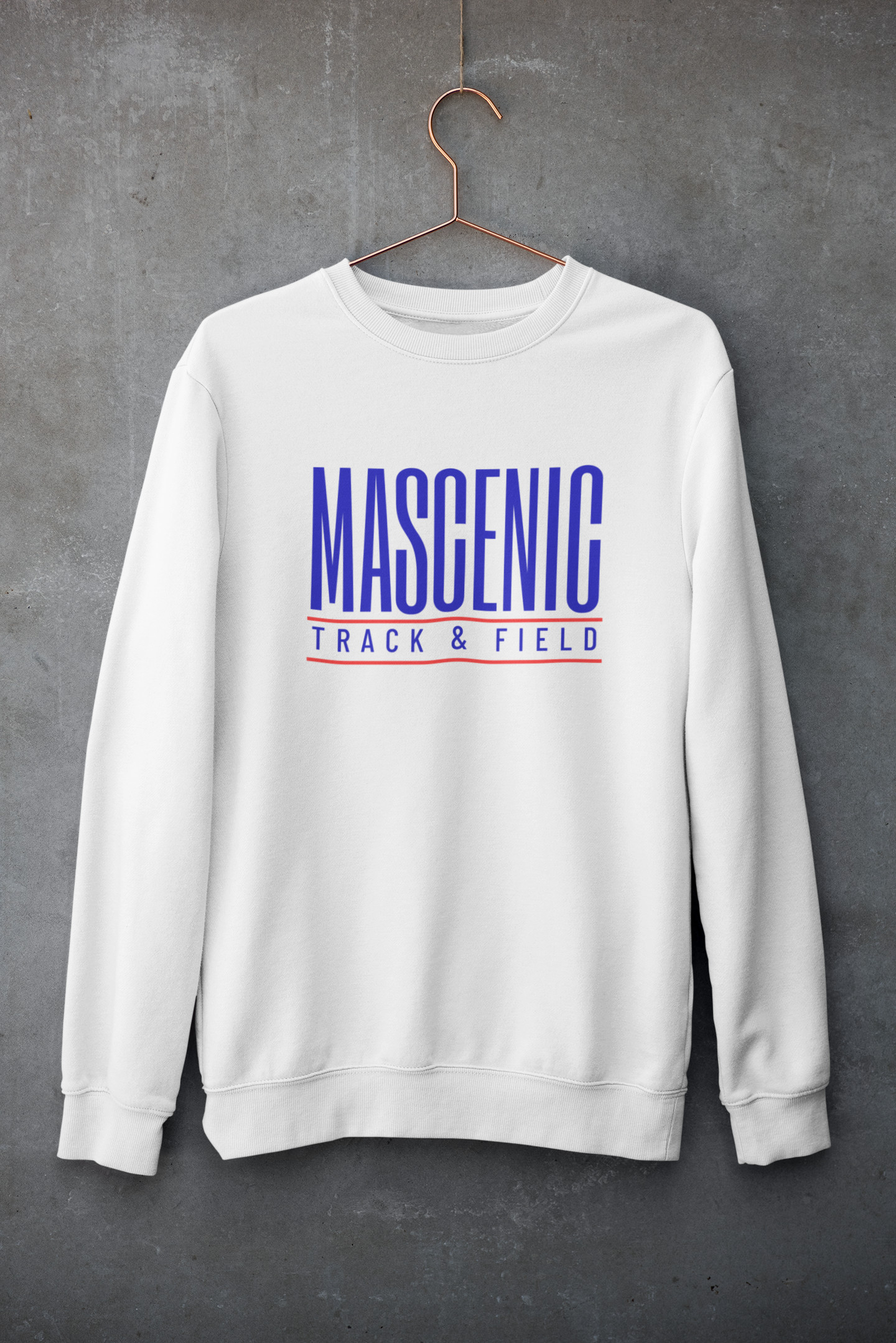 Mascenic Track Classic Crew Neck