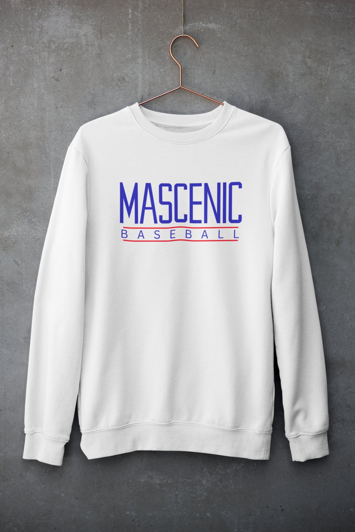 Mascenic Baseball Classic Crew Neck
