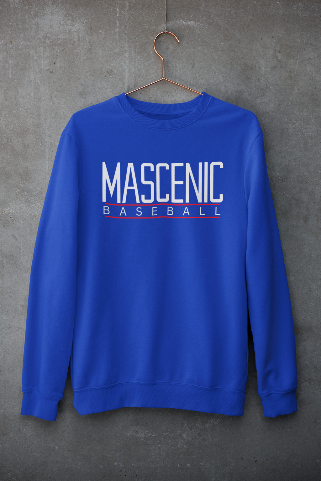 Mascenic Baseball Classic Crew Neck