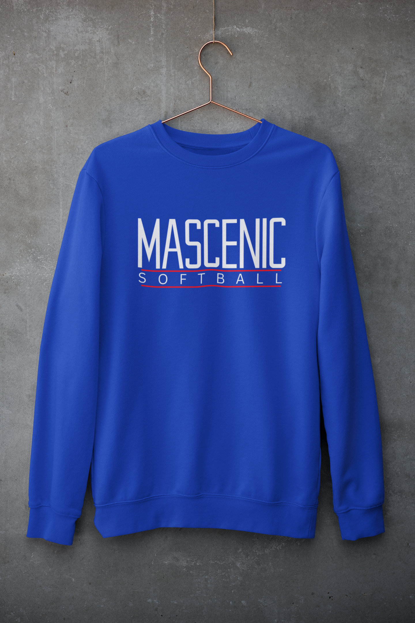Mascenic Softball Classic Crew Neck