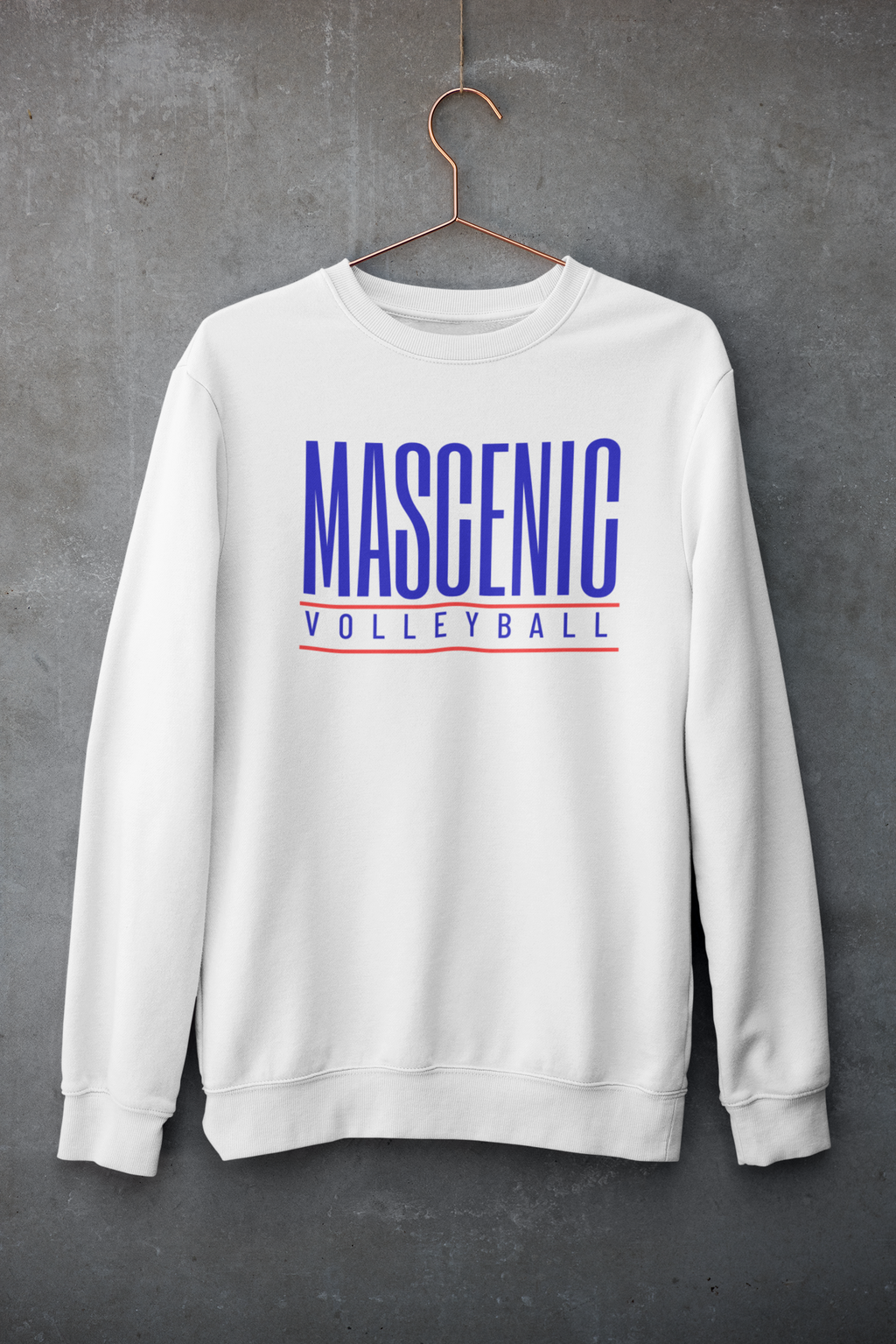 Mascenic Volleyball Classic Crew Neck
