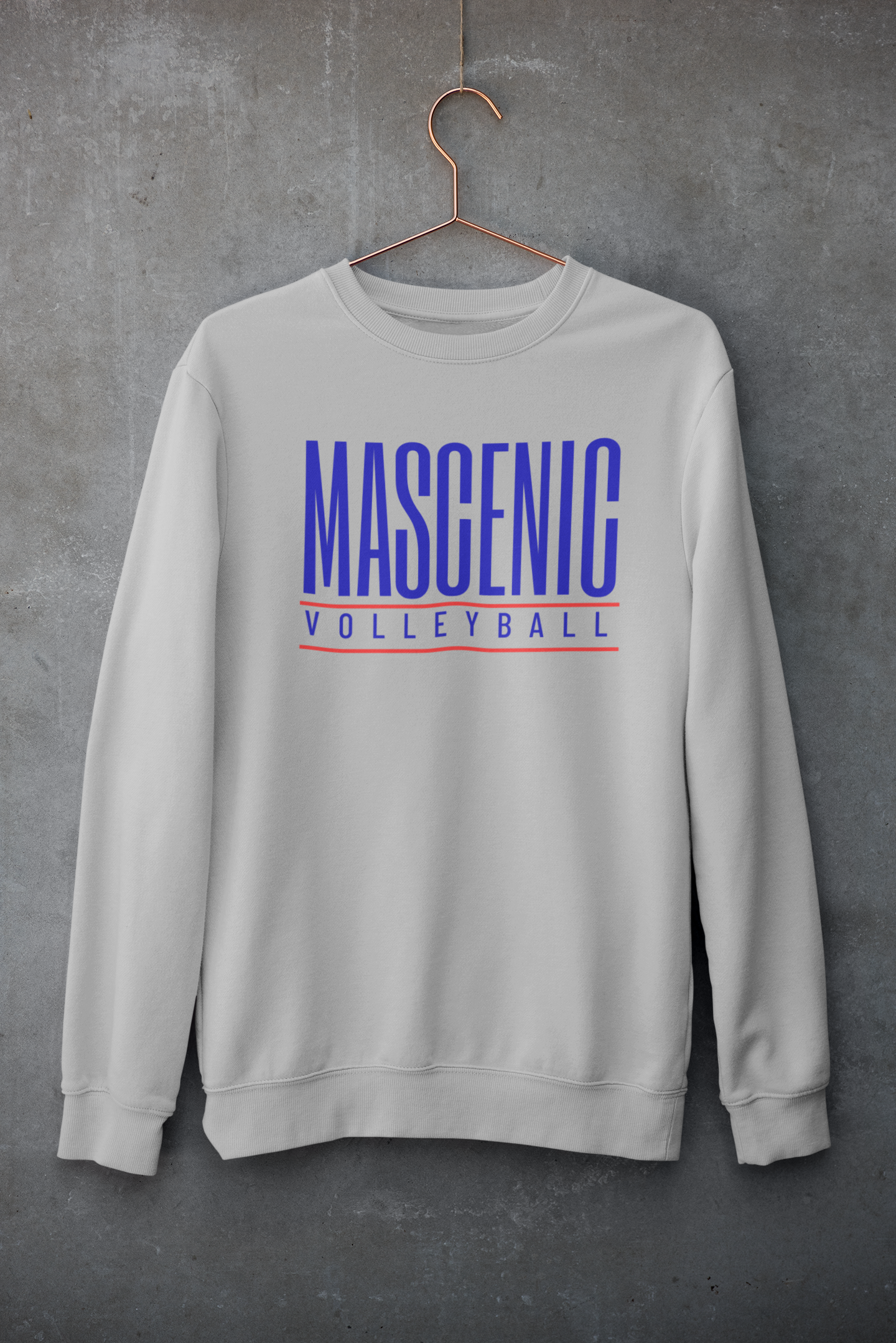 Mascenic Volleyball Classic Crew Neck