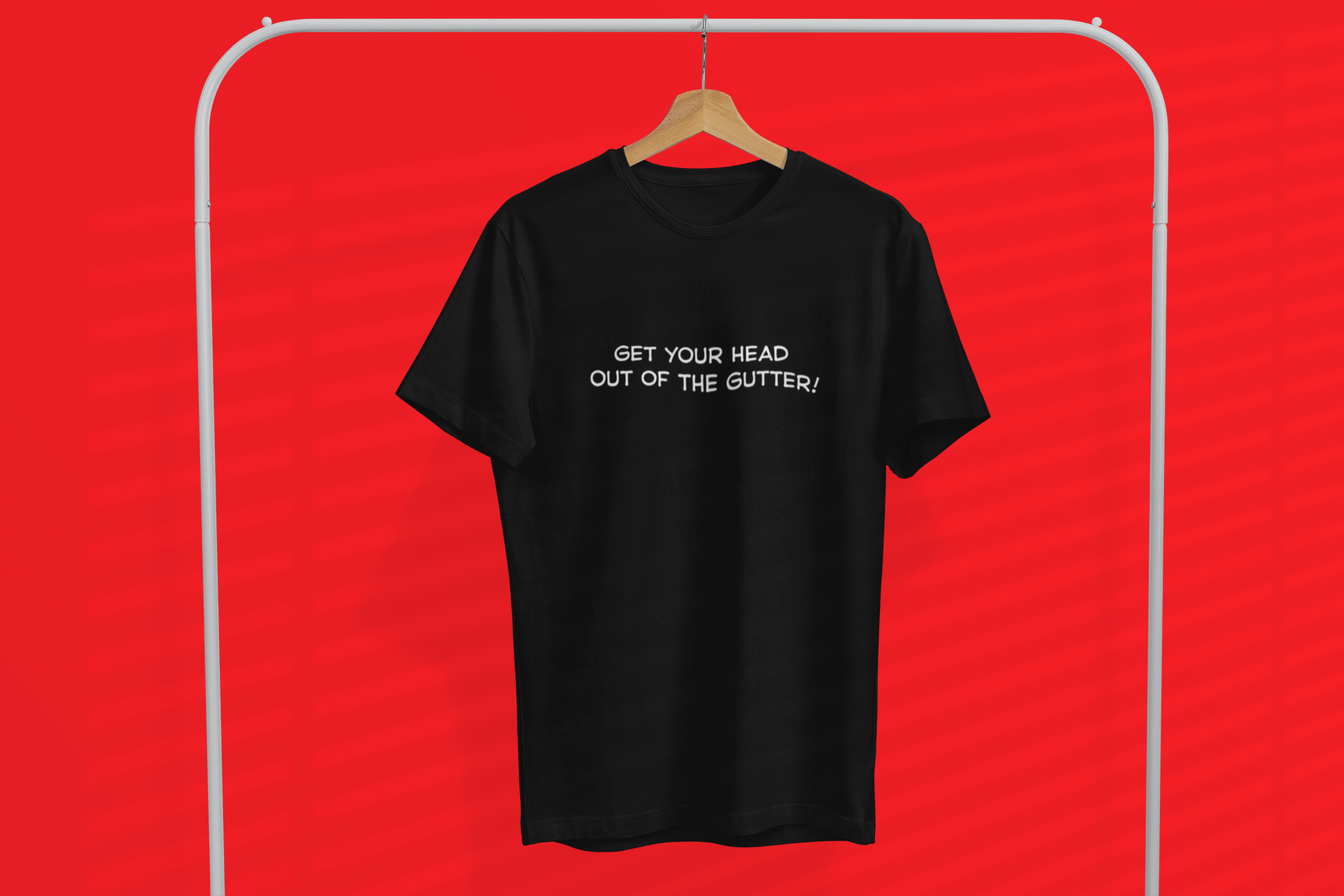 Angry Cock BBQ Get Your Mind Out Of The Gutter Tee