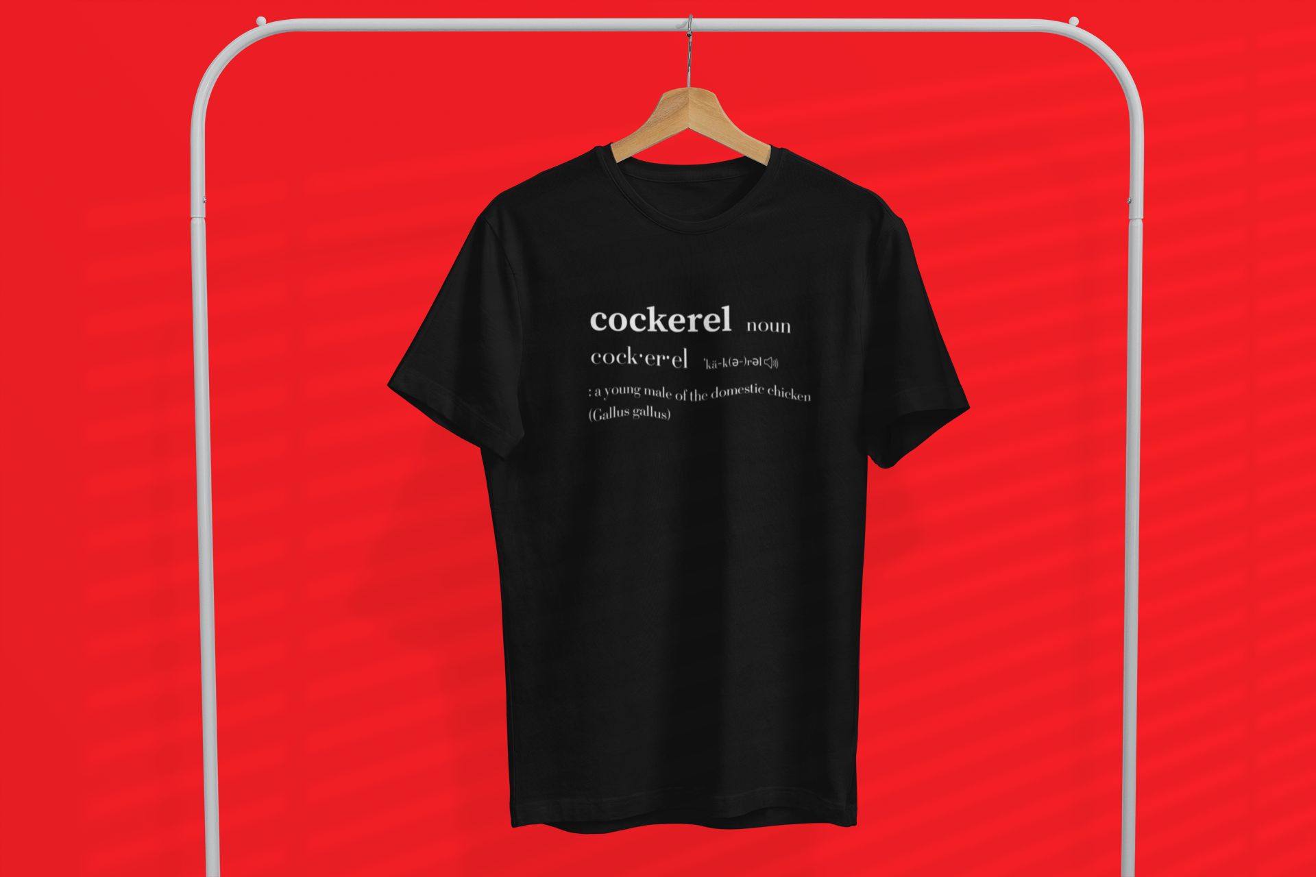Angry Cock BBQ Definition Tee