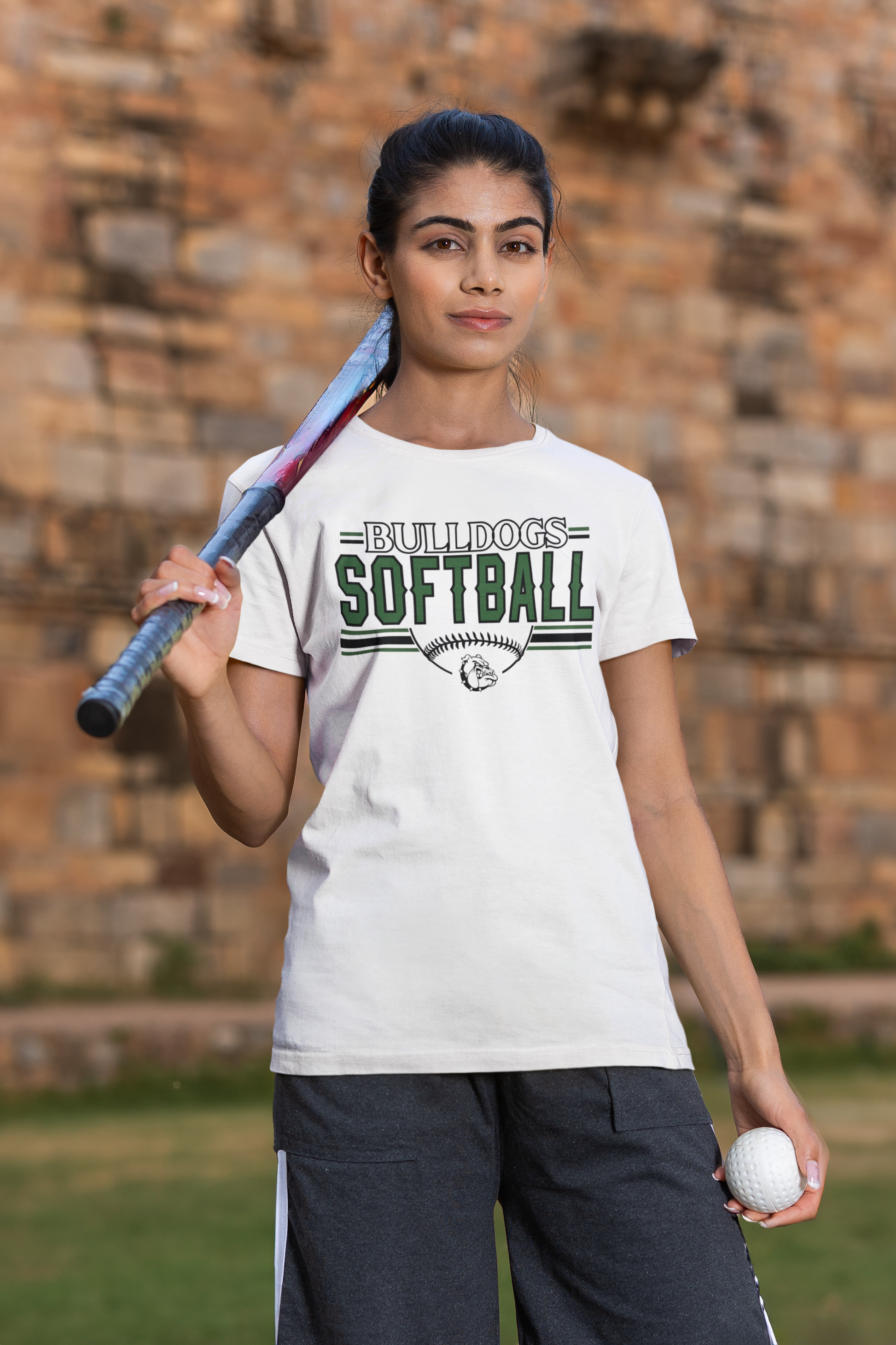 BOYNTON BULLDOGS SOFTBALL MASCOT TEE