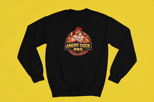 Angry Cock BBQ Crew Neck