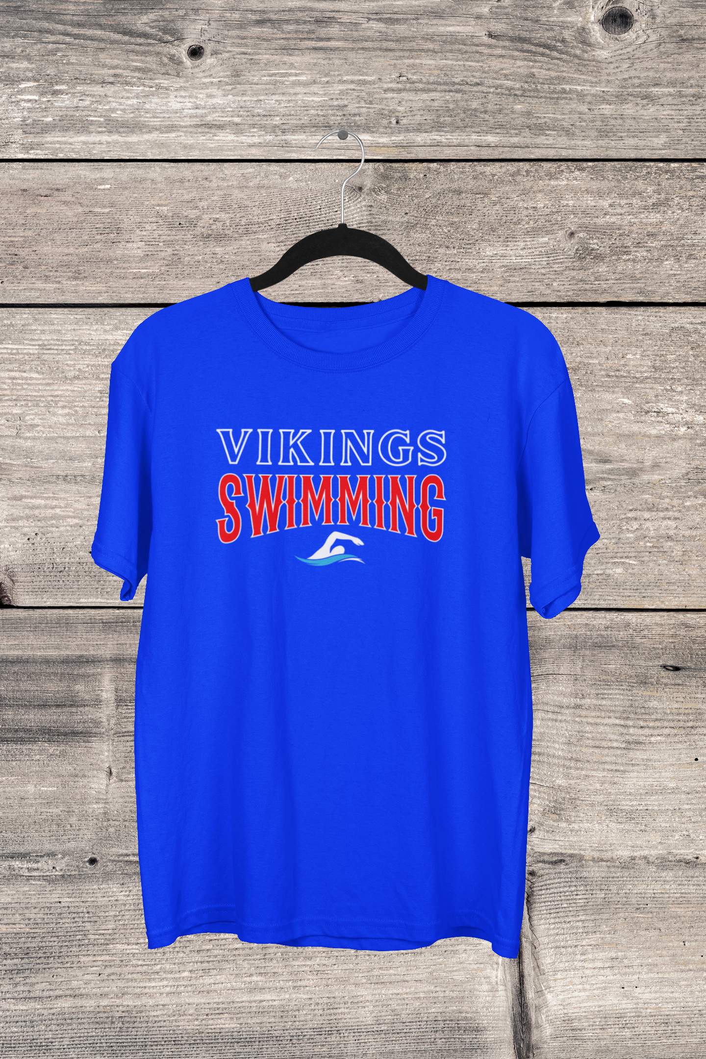Vikings Swim Team Tee