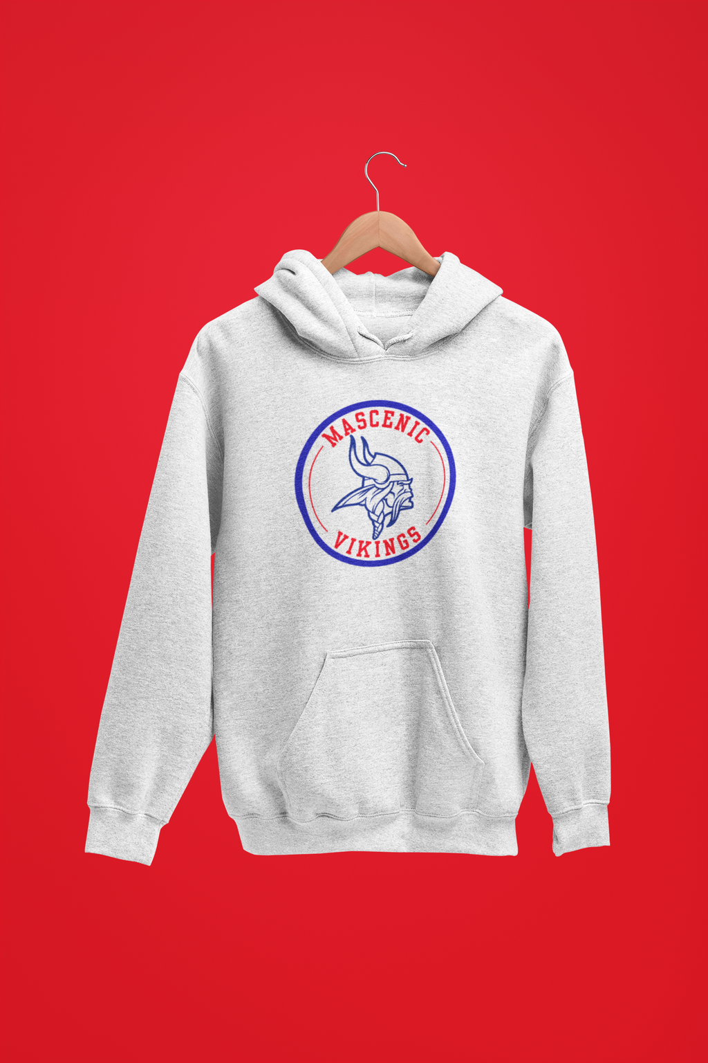Vikings Head Hoodie