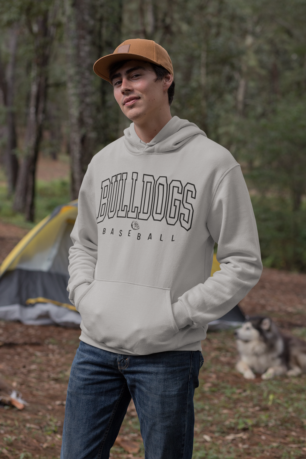 BOYNTON BULLDOGS BOLD BASEBALL HOODIE