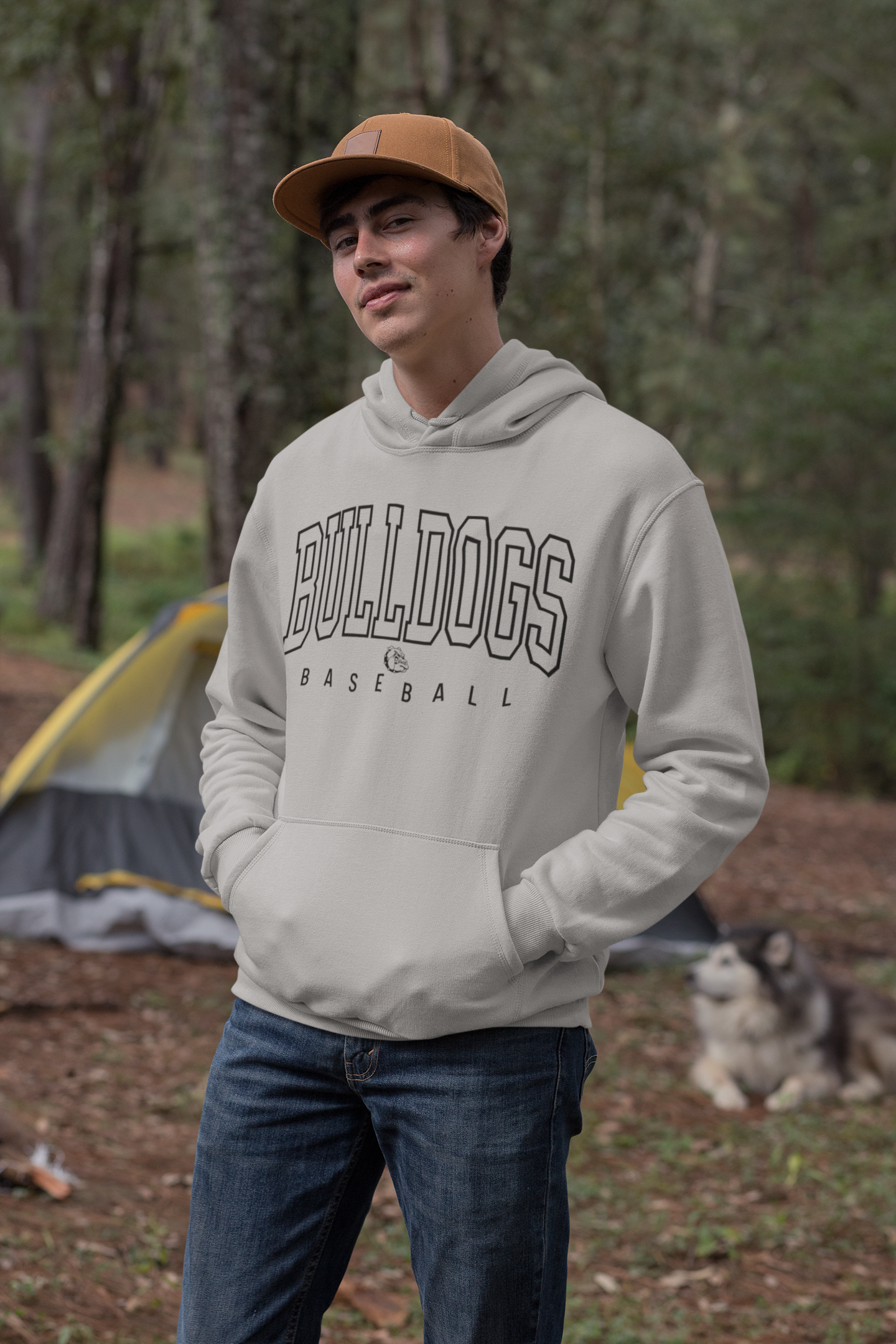 BOYNTON BULLDOGS BOLD BASEBALL HOODIE