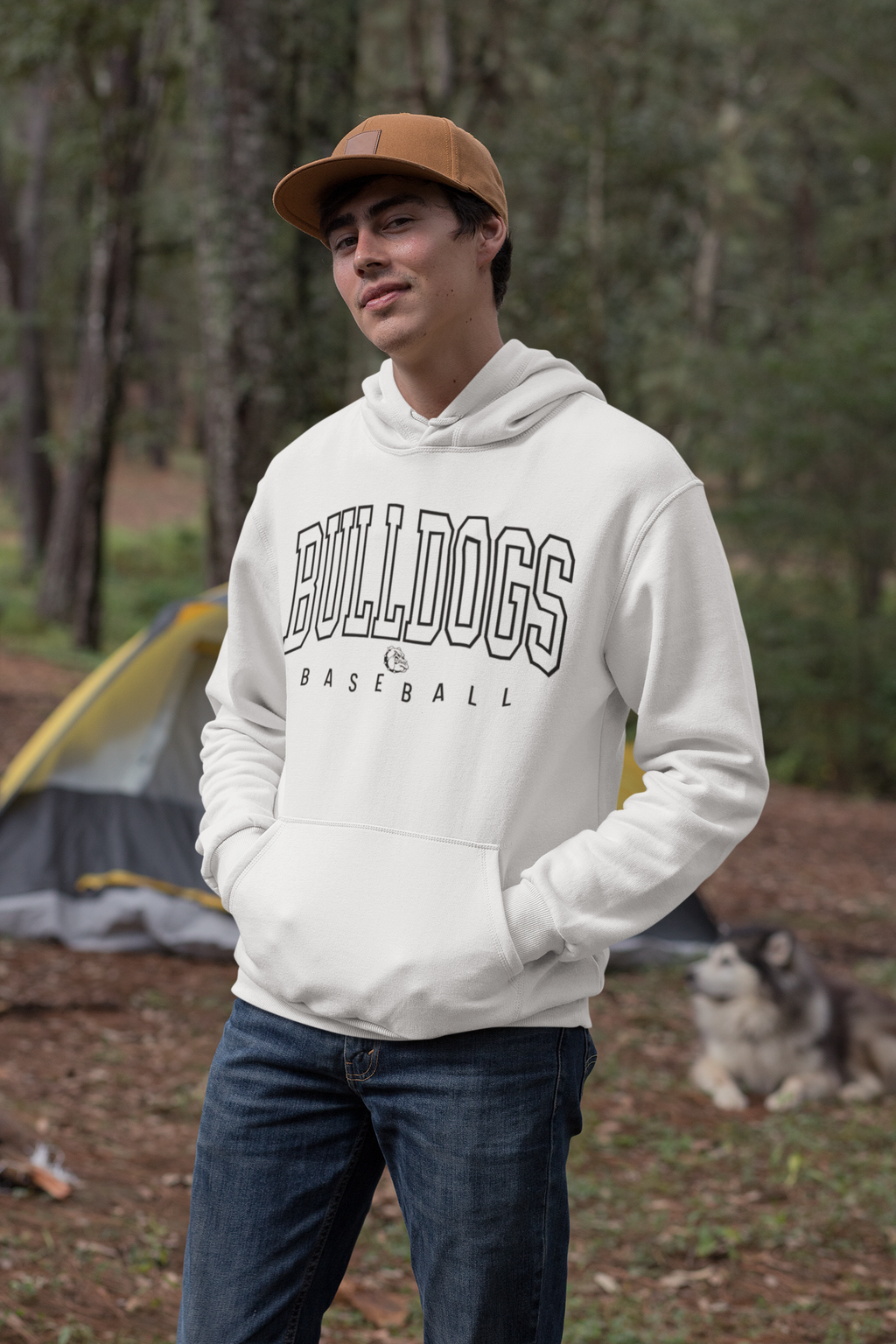BOYNTON BULLDOGS BOLD BASEBALL HOODIE