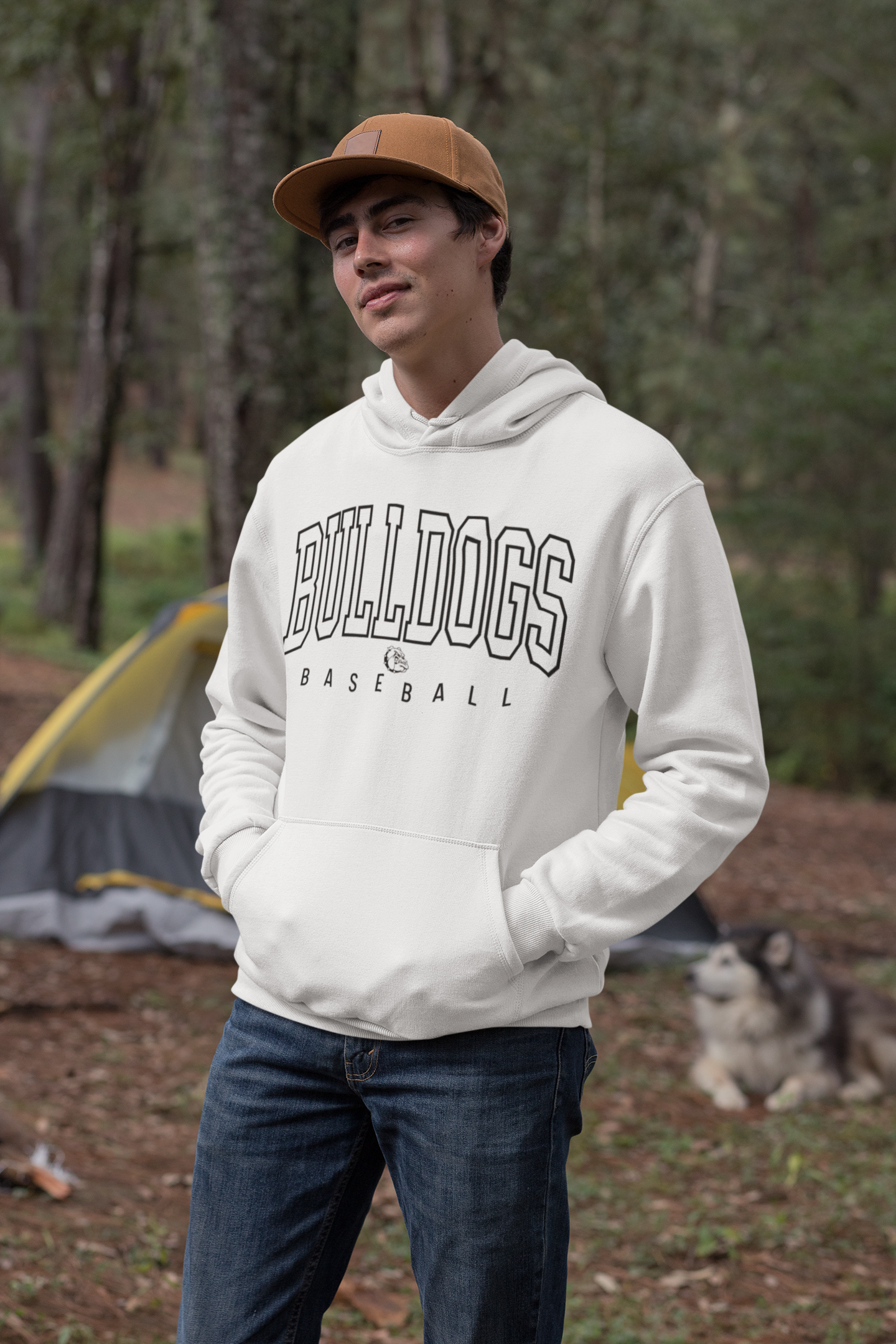 BOYNTON BULLDOGS BOLD BASEBALL HOODIE