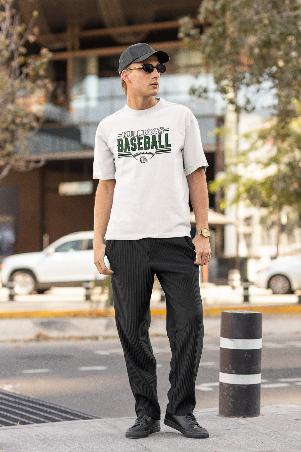 BOYNTON BULLDOGS BASEBALL MASCOT TEE