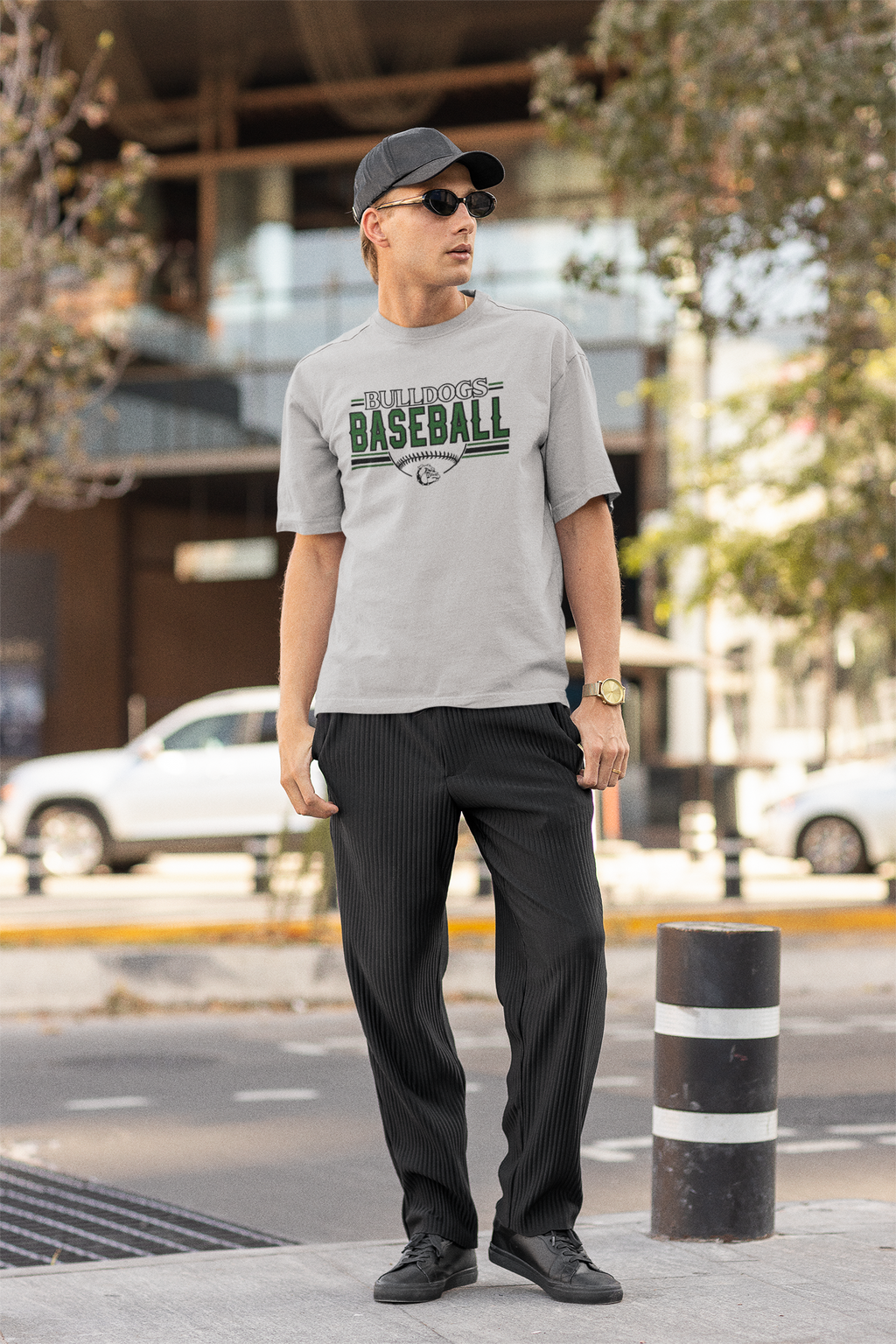BOYNTON BULLDOGS BASEBALL MASCOT TEE