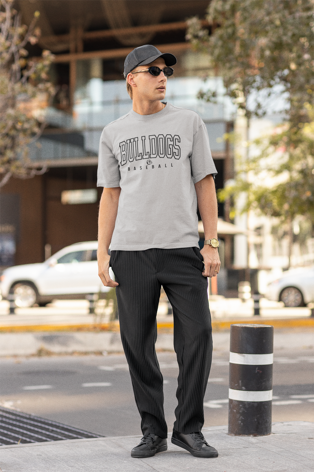 BOYNTON BULLDOGS BASEBALL BOLD TEE