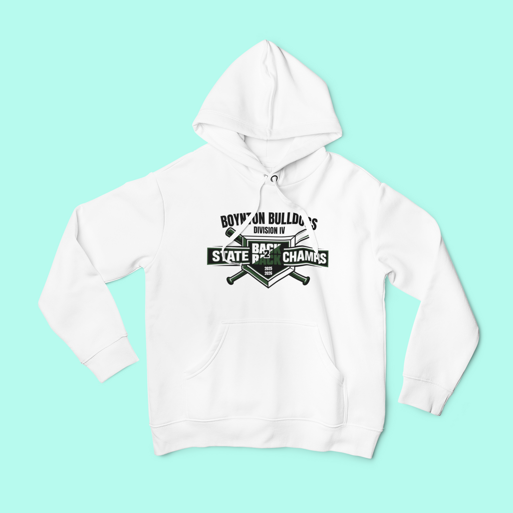 Boynton Bulldogs Baseball Championship Hoodies