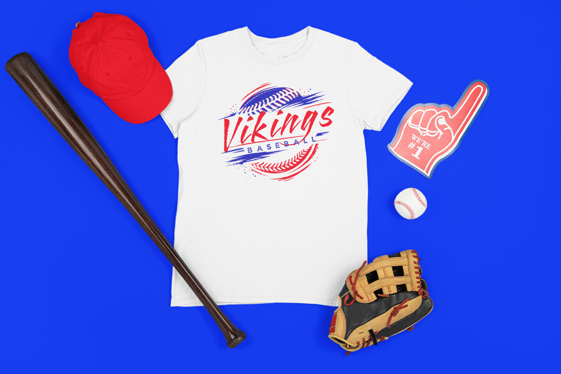 Vikings Baseball ball Tee