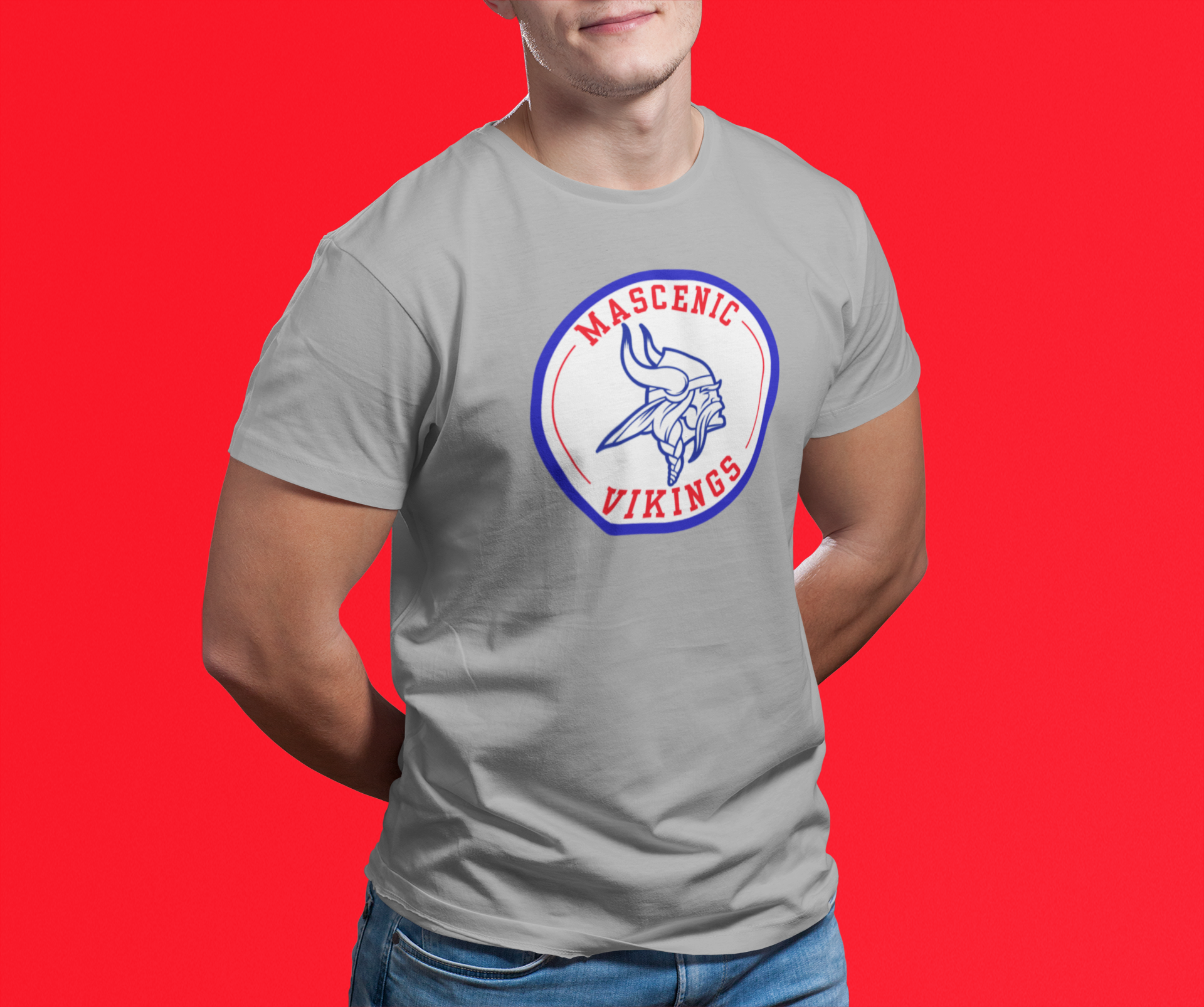 Vikings head Tee